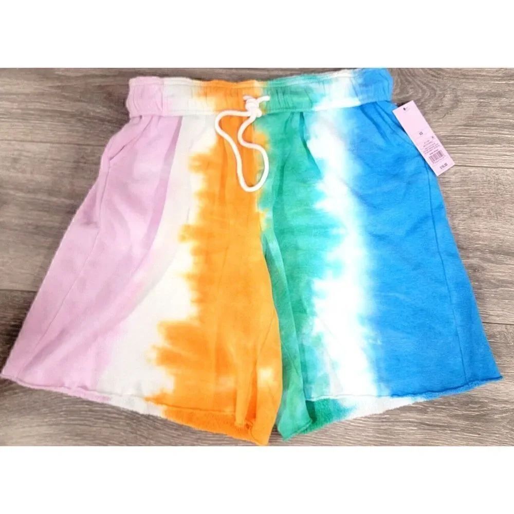 Wild Fable Women s Extra Small Juniors Sweat Shorts Tie-Dye BoHo XS
